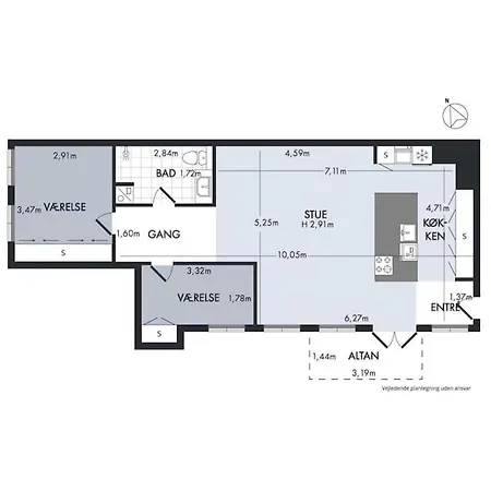 Stylish 2br Flat By The Marble Church Lejlighed København
